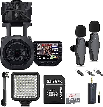 ZOOM Q8n-4K ビデオカメラ・マイクロSDカード Amazon.com: Teds Electronics Zoom Q8n-4K Handy Video Recorder with